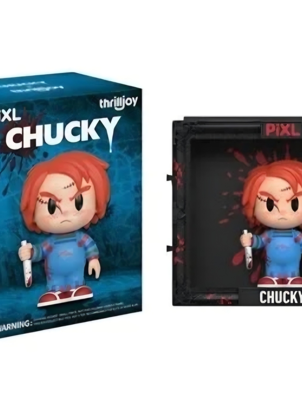 Thrilljoy CHUCKY Figure - Orange Hair, Blue Outfit